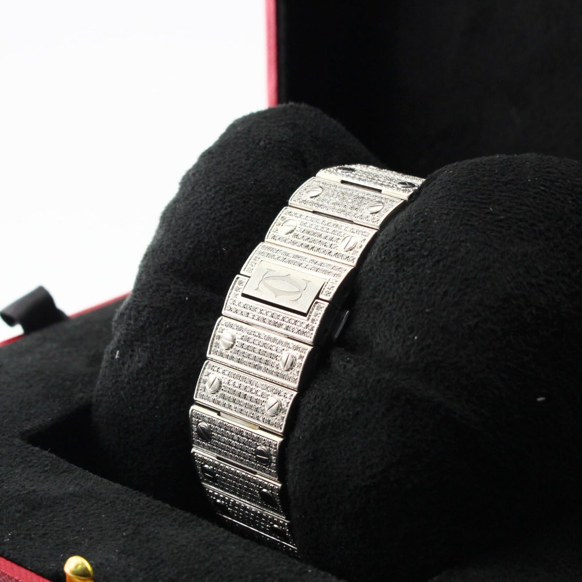 Cartier De Santos WSSA0030 Diamond Set Blue Dial 2023