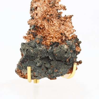 Kupfermatrix natürlich gewachsener Gastein Österreich 191 natürliches Mineralienexponat feines Sammlerstück für Vitrine geologisches Interesse