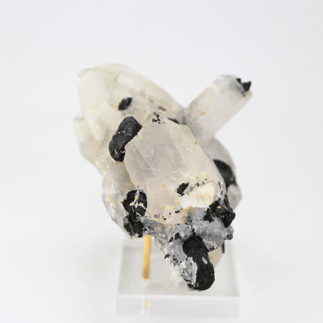 Quartz x Tourmaline Naturally Terminated Himalayas 385g