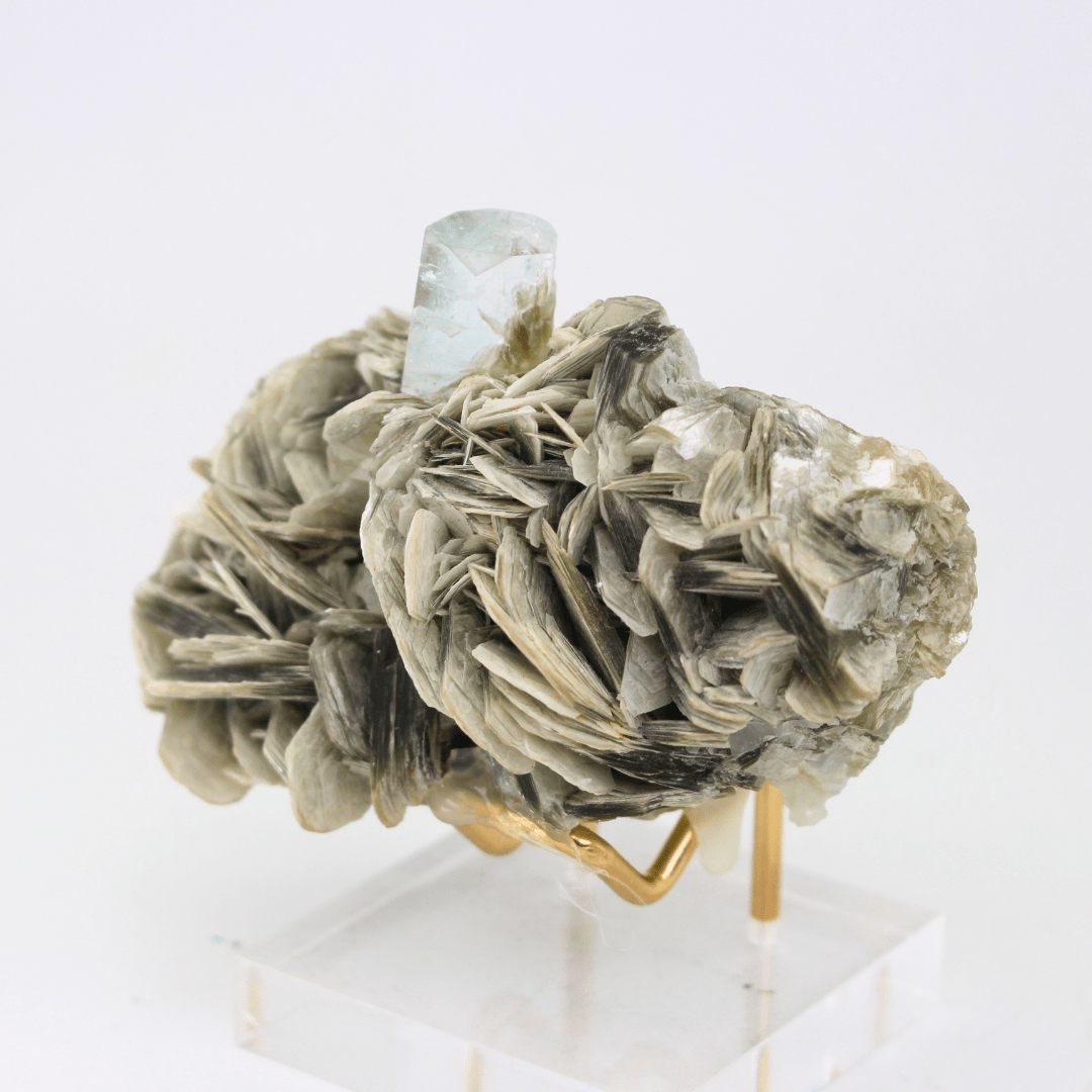 Aquamarine Naturally Terminated Himalayas 177 Natural Mineral Specimen Fine Collectable Cabinet Display Piece Geological Interest