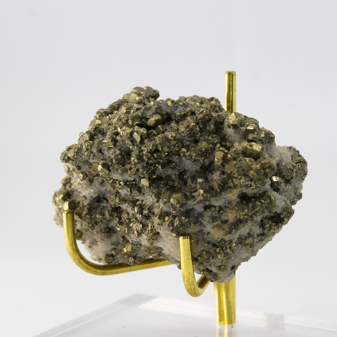 Pyrit Naturally Terminated Gastein Austia 190 Natural Mineral Specimen Fine Collectable Cabinet Display Piece Geological Interest