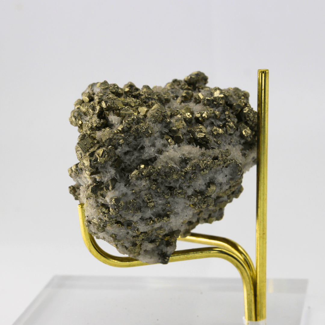 Pyrit Naturally Terminated Gastein Austia 190 Natural Mineral Specimen Fine Collectable Cabinet Display Piece Geological Interest