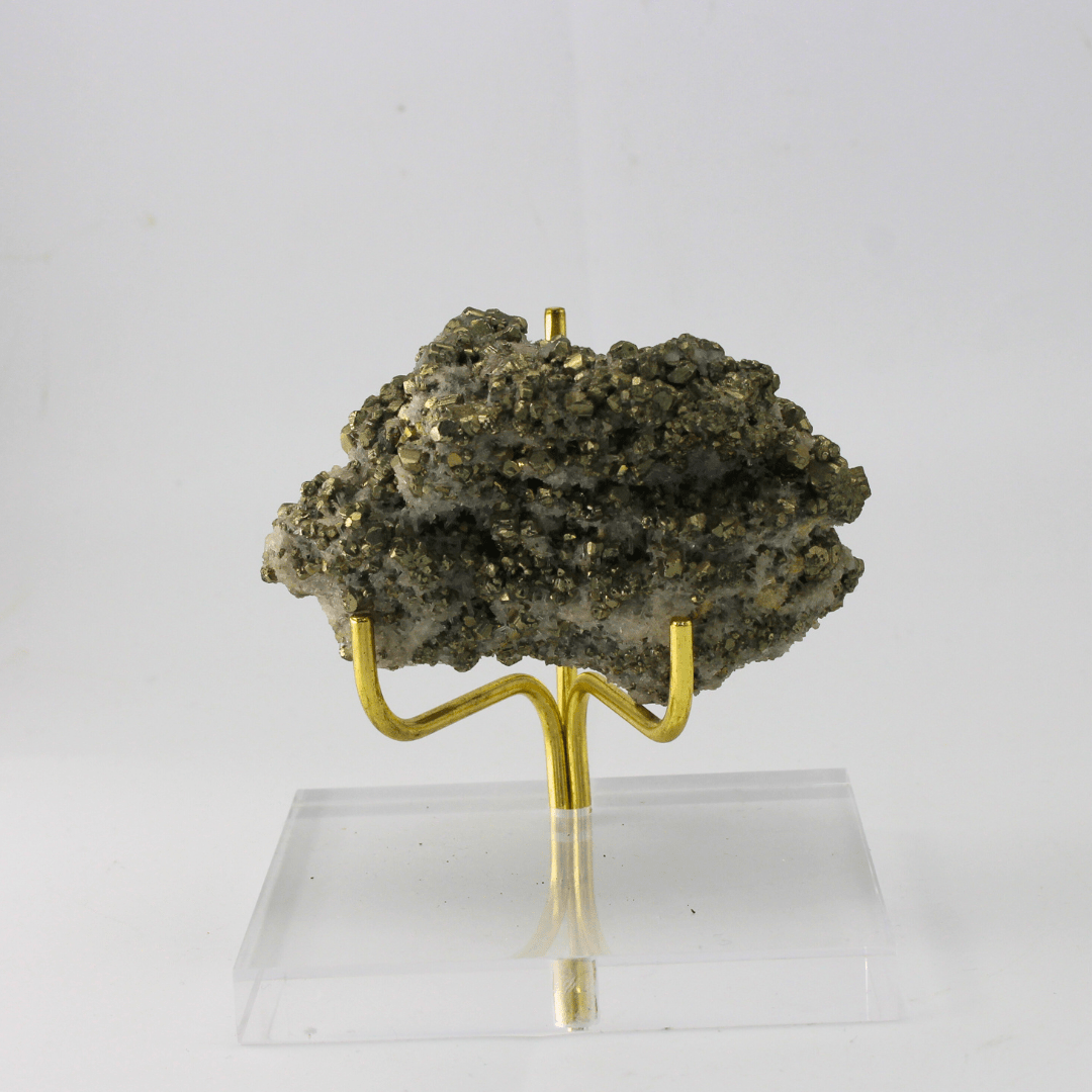 Pyrit Naturally Terminated Gastein Austia 190 Natural Mineral Specimen Fine Collectable Cabinet Display Piece Geological Interest