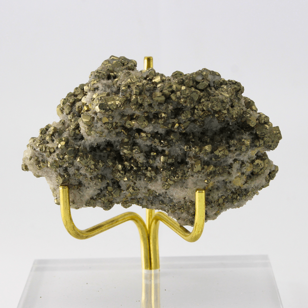 Pyrit Naturally Terminated Gastein Austia 190 Natural Mineral Specimen Fine Collectable Cabinet Display Piece Geological Interest