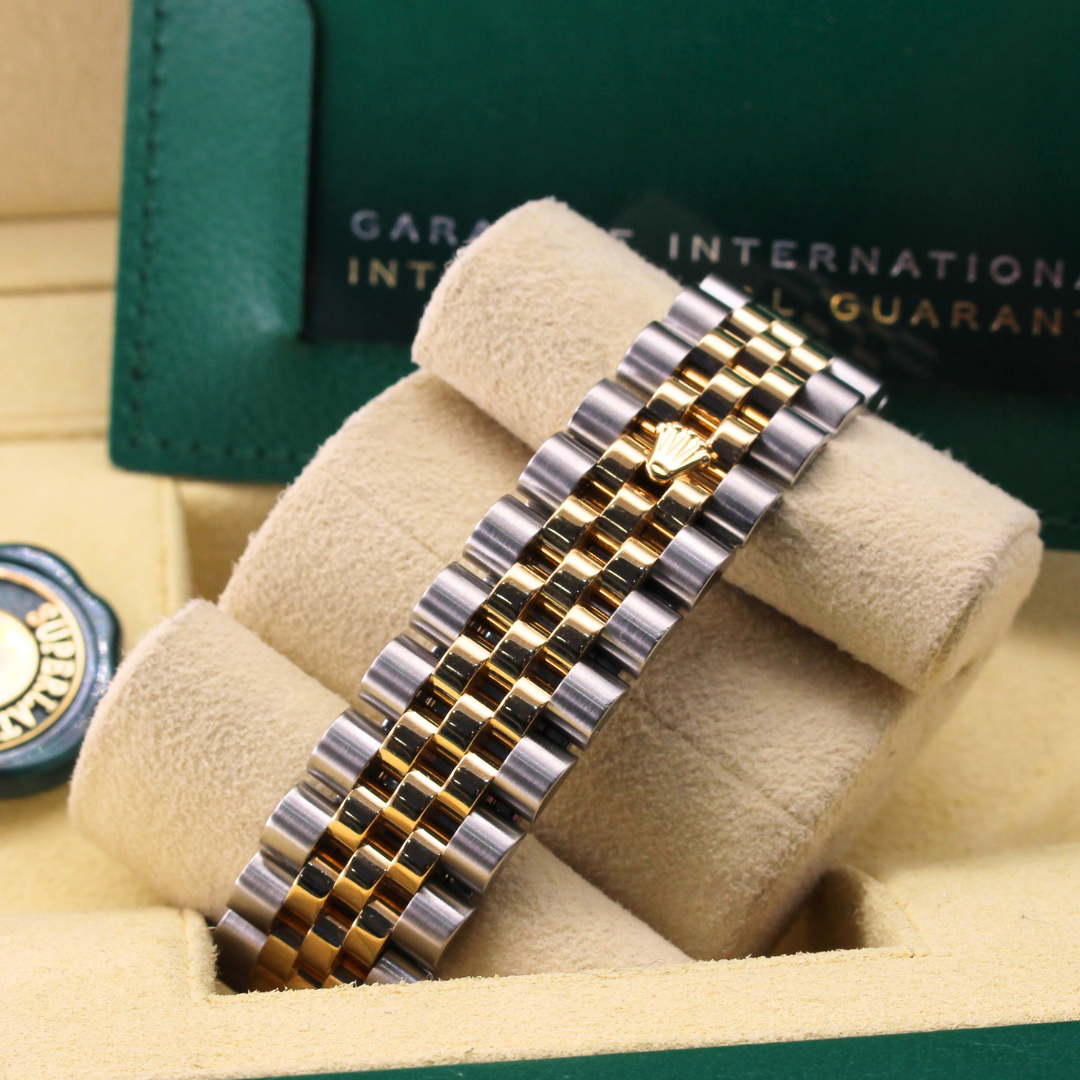 Rolex Datejust 36 116233 Champagne Diamond Dial Jubilee Bracelet Concealed Clasp