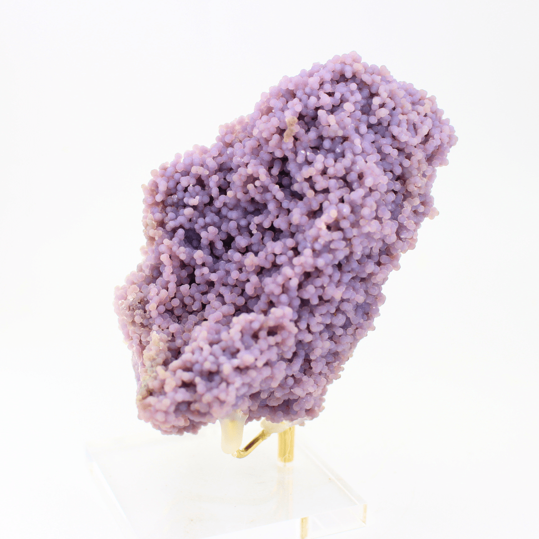 Chalcedony Grape Formation Bahasa Indonesia 609 Natural Mineral Specimen Fine Collectable Cabinet Display Piece Geological Interest