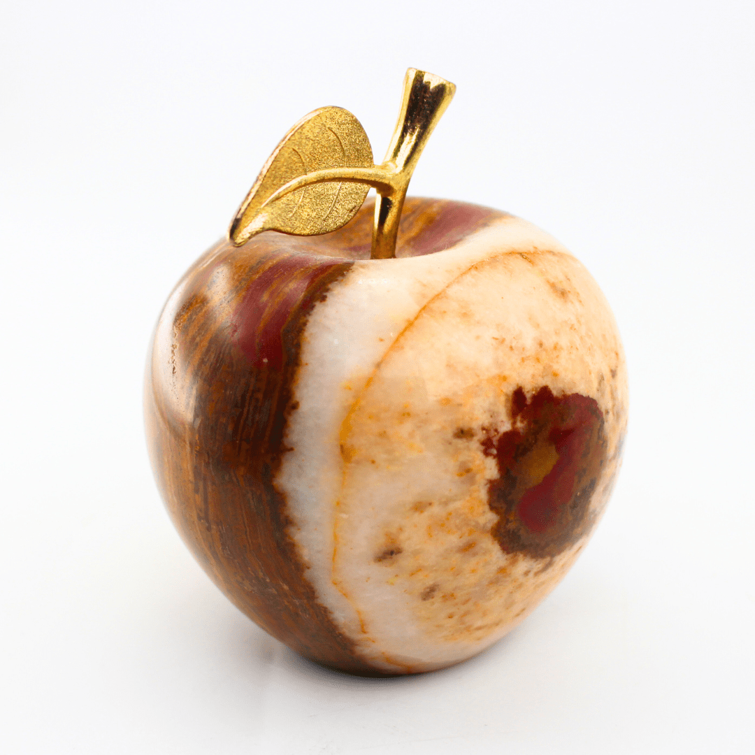 Agate Apple Polished Brazil 584 Natural Mineral Specimen Fine Collectable Cabinet Display Piece Geological Interest