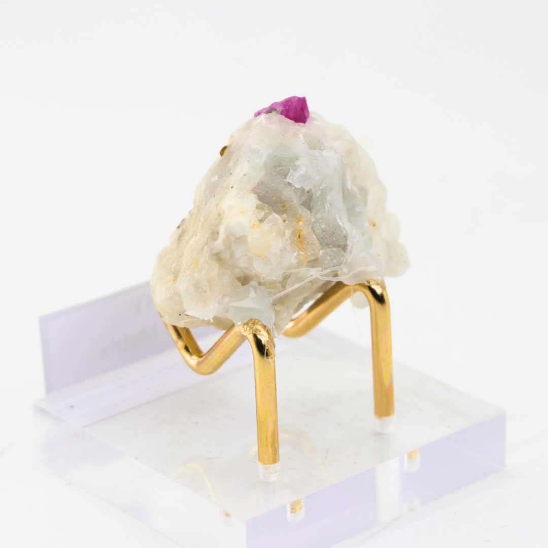 Ruby Marble Matrix Himalayas 40 Natural Mineral Specimen Fine Collectable Cabinet Display Piece Geological Interest