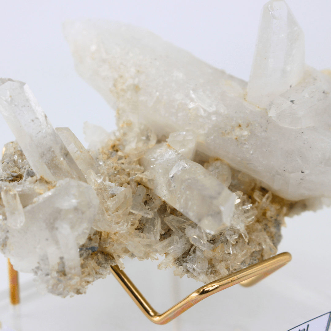Quartz Crystal Naturally Terminated Gastein Austria 317 Natural Mineral Specimen Fine Collectable Cabinet Display Piece Geological Interest