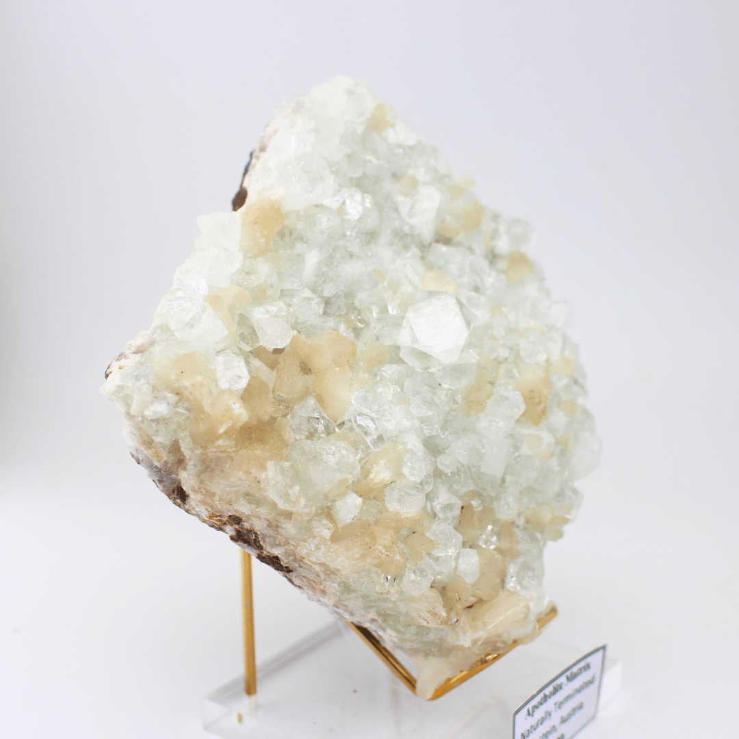 Apotholite Matrix Naturally Terminated Gastein Austria 1242 Natural Mineral Specimen Fine Collectable Cabinet Display Piece Geological