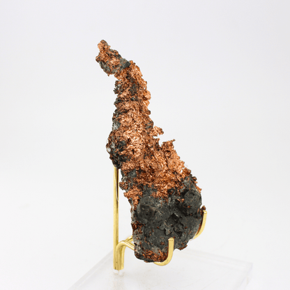 Kupfermatrix natürlich gewachsener Gastein Österreich 191 natürliches Mineralienexponat feines Sammlerstück für Vitrine geologisches Interesse