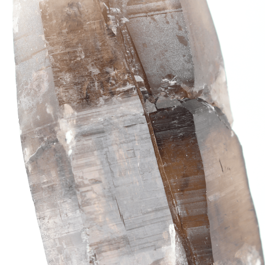 Smokey Quartz Rehealed Fracture Gastein Austria 1153 Natural Mineral Specimen Fine Collectable Cabinet Display Piece Geological Interest