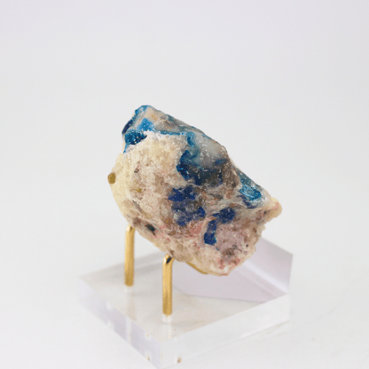 Lazuli-Quarz natürlich aus den Himalaja-Bergen, 194. Natürliches Mineralienexemplar, feines Sammlerstück, für die Vitrine, von geologischem Interesse
