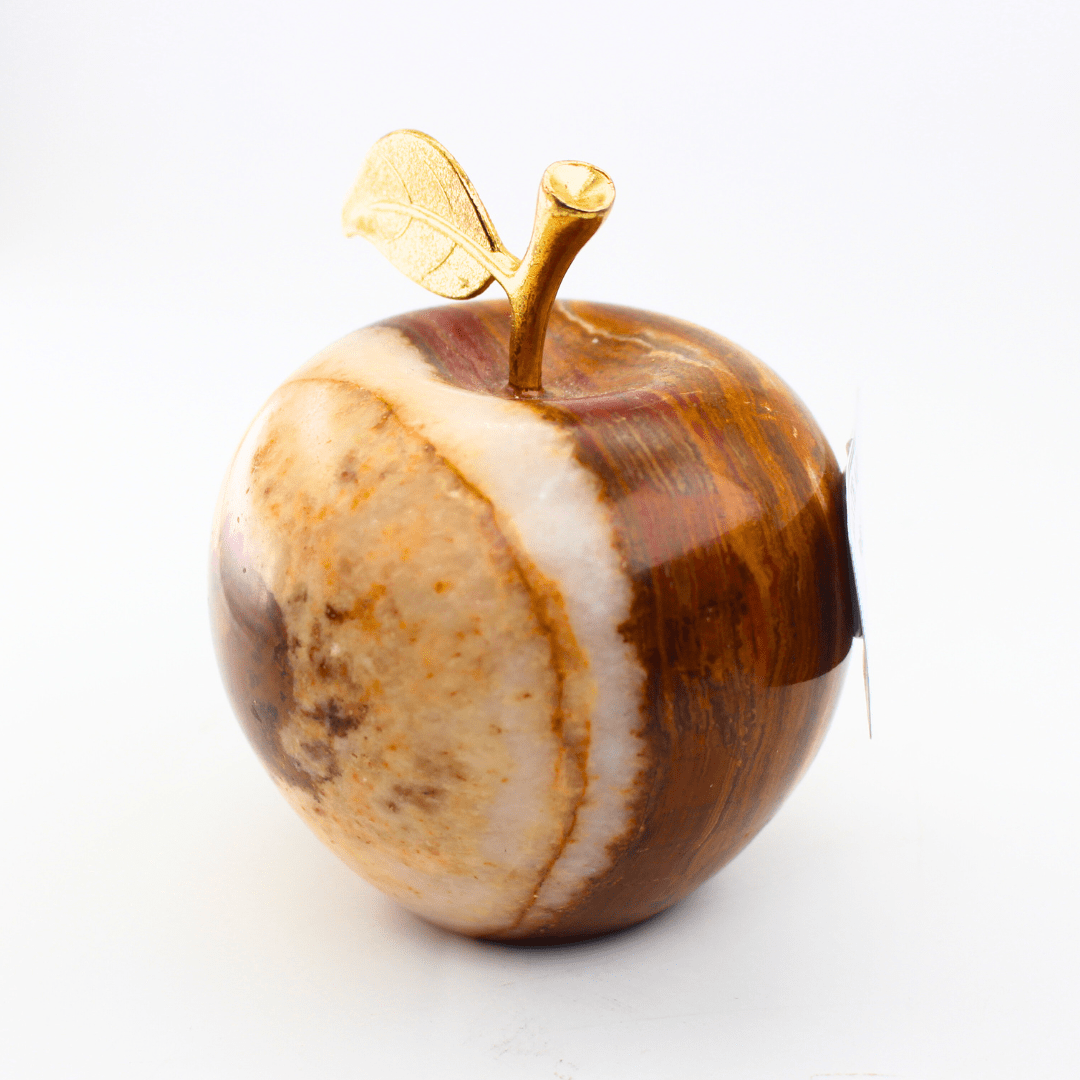 Agate Apple Polished Brazil 584 Natural Mineral Specimen Fine Collectable Cabinet Display Piece Geological Interest