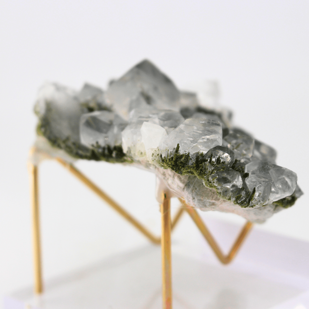 Epidote & Quartz Naturally Terminated Himalayas 329g