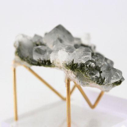 Epidote & Quartz Naturally Terminated Himalayas 329 Natural Mineral Specimen Fine Collectable Cabinet Display Piece Geological Interest