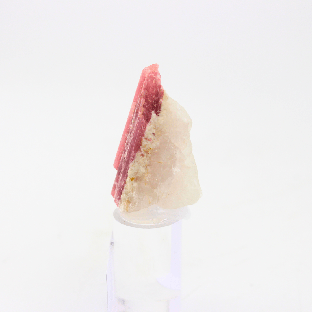 Pink Tourmaline Quartz Matrix Himalayas 18g