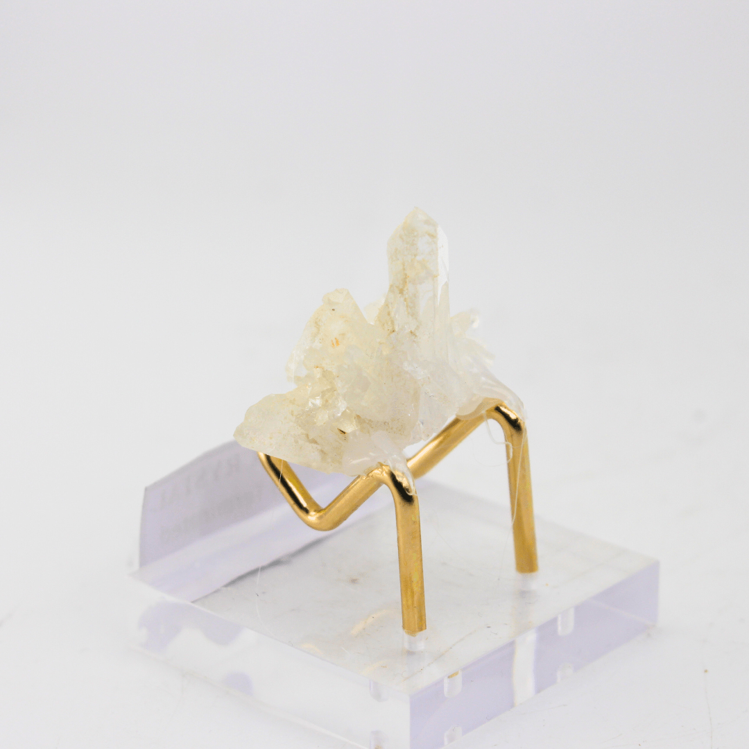 Quartz Crystal Naturally Terminated Gastein Austria 17 Natural Mineral Specimen Fine Collectable Cabinet Display Piece Geological Interest