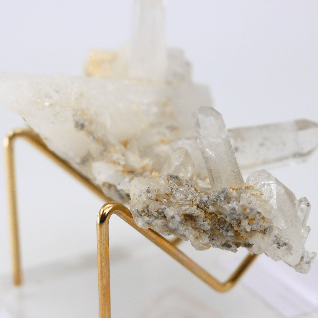 Quartz Crystal Naturally Terminated Gastein Austria 317 Natural Mineral Specimen Fine Collectable Cabinet Display Piece Geological Interest