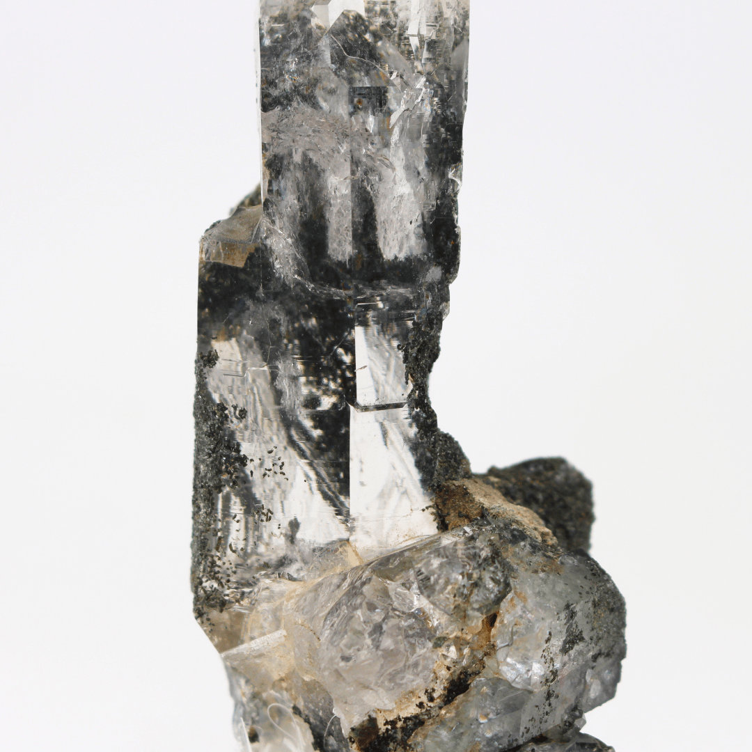 Quartz With Chlorite Naturally Terminated Himalayas 324 Natural Mineral Specimen Fine Collectable Cabinet Display Piece Geological Interest