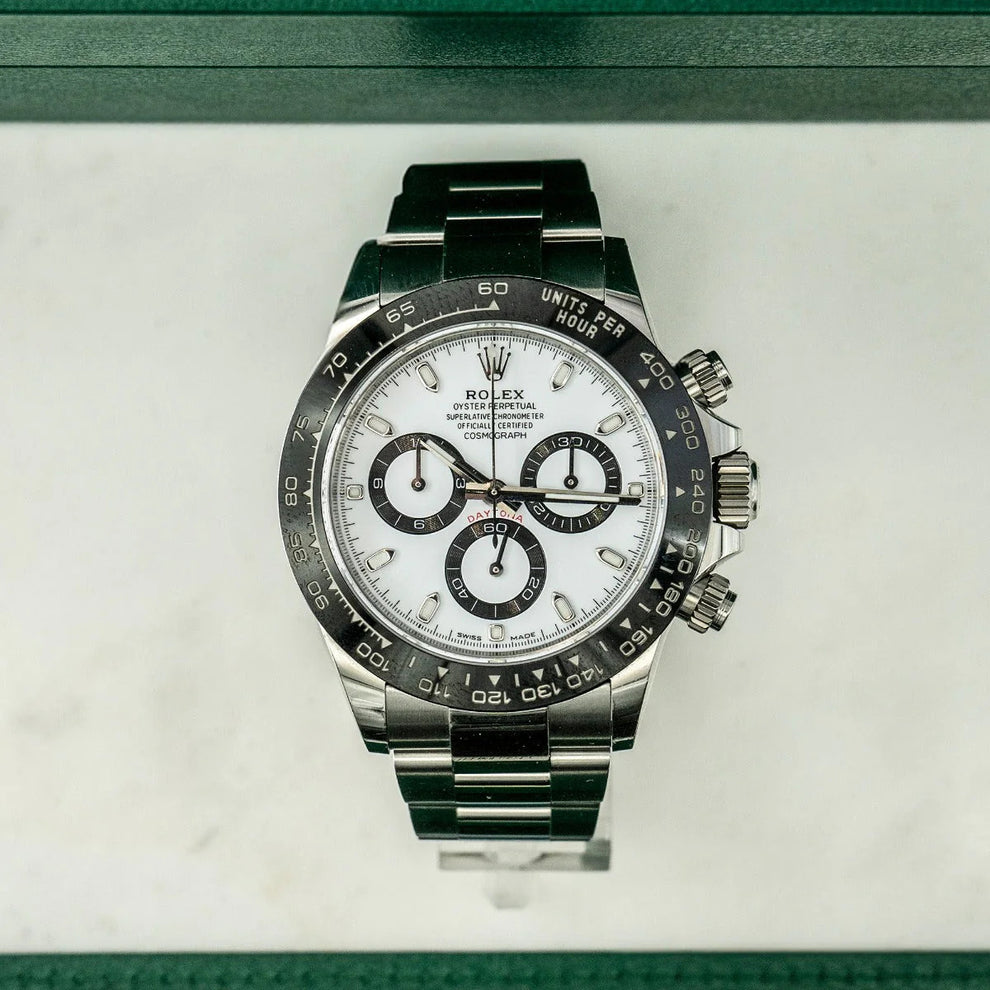 Rolex Cosmograph Daytona 40 116500LN Panda White Dial Black Ceramic Bezel