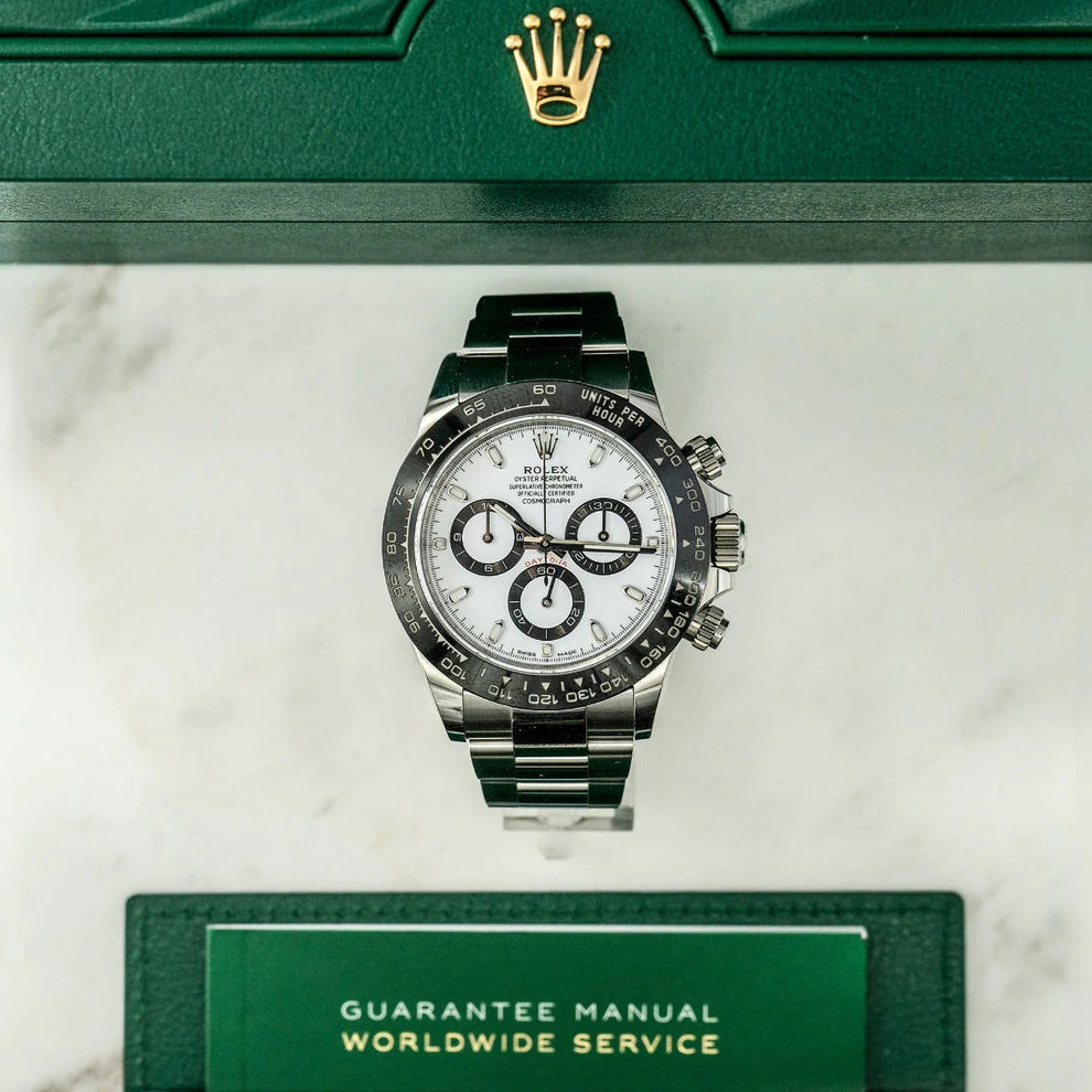 Rolex Cosmograph Daytona 40 116500LN Panda White Dial Black Ceramic Bezel