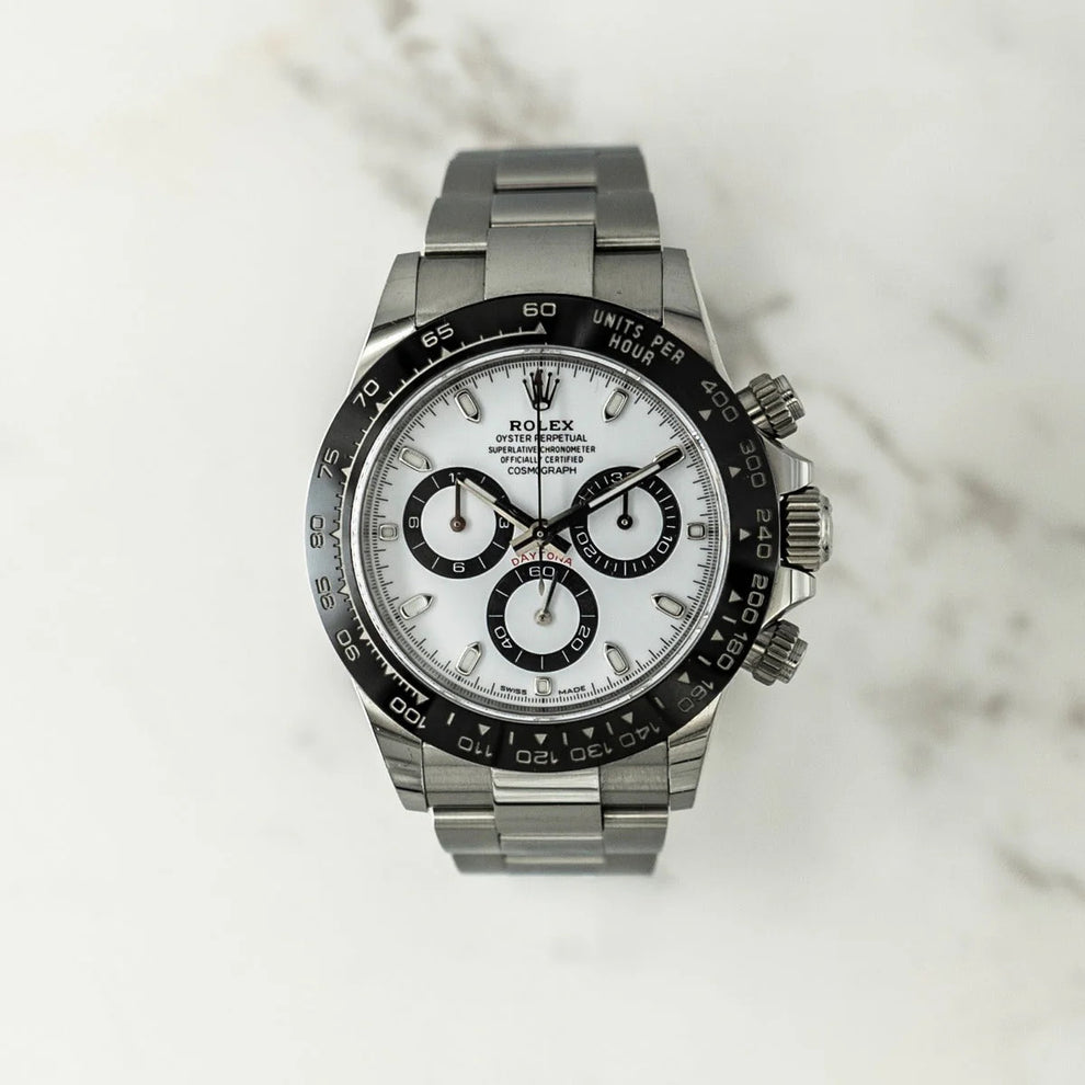 Rolex Cosmograph Daytona 40 116500LN Panda White Dial Black Ceramic Bezel