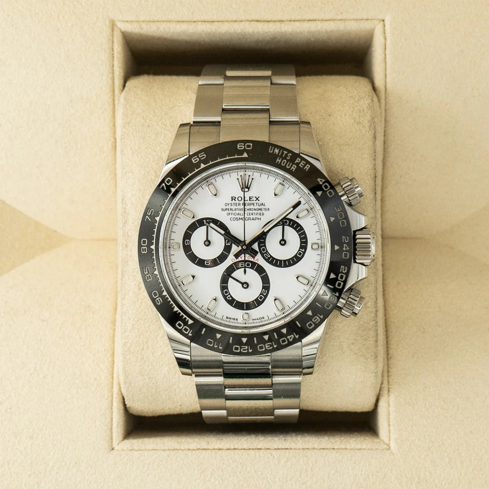 Rolex Cosmograph Daytona 40 116500LN Panda White Dial Black Ceramic Bezel