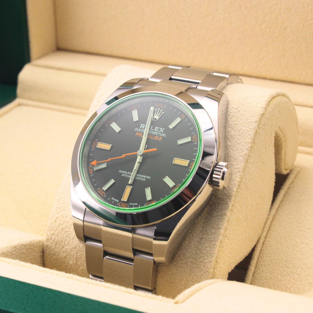 Rolex Milgauss 116400GV Black Dial 2021