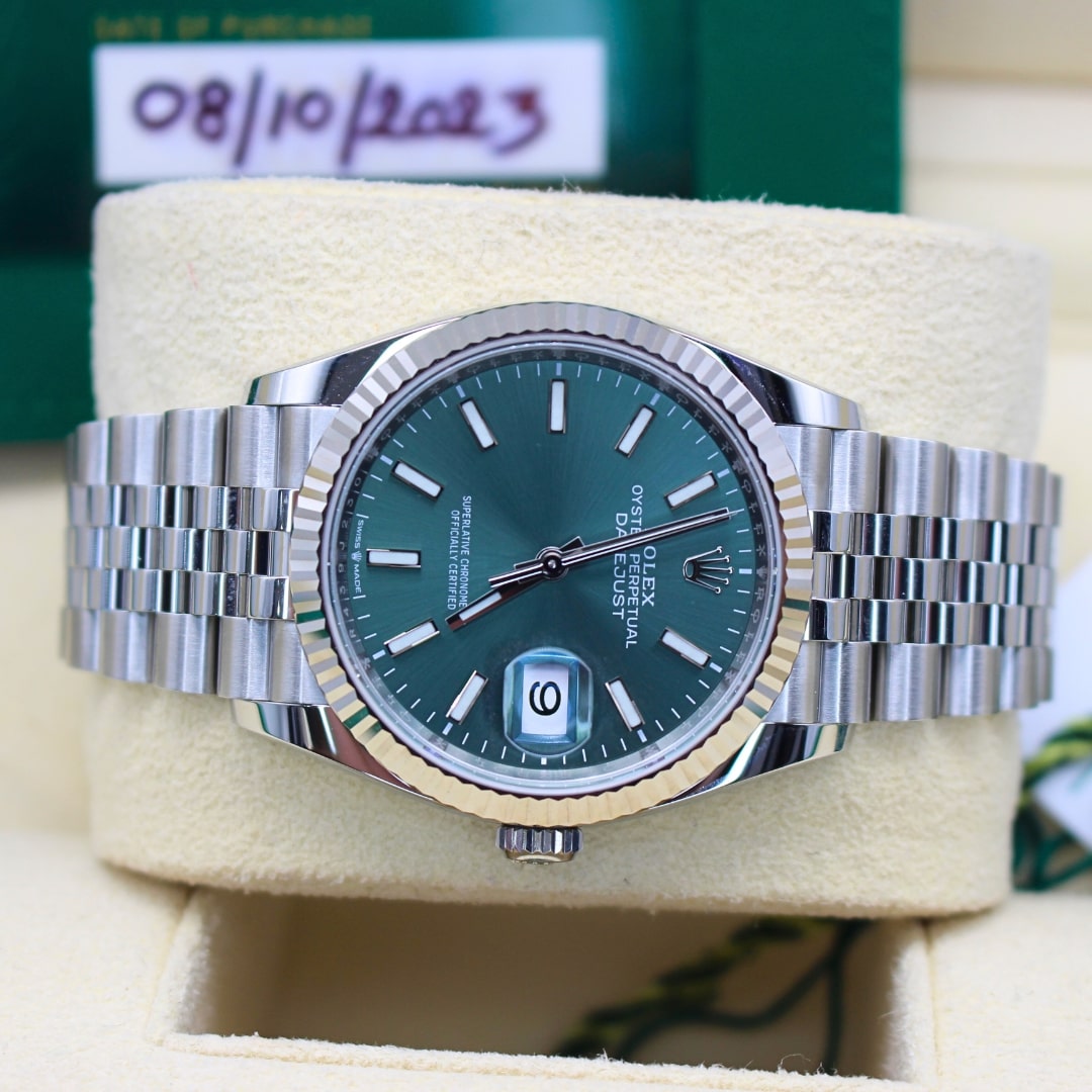 Rolex Datejust 36 126234 Mint Green Dial 2023