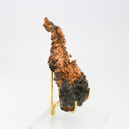Kupfermatrix natürlich gewachsener Gastein Österreich 191 natürliches Mineralienexponat feines Sammlerstück für Vitrine geologisches Interesse