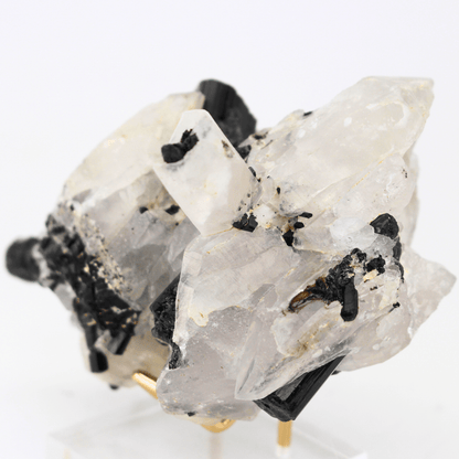 Quarz x Turmalin Natürlich Terminiert Himalaya 385 Natürliches Mineralienexemplar Feines Sammlerstück Vitrinenstück Geologisches Interesse