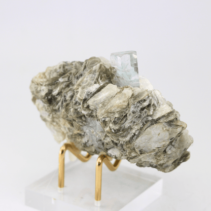 Aquamarin Naturkristall Himalaya 177 Natürliches Mineralien-Exemplar Feines Sammlerstück Vitrinenstück Geologisches Interesse