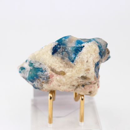 Lazuli-Quarz natürlich aus den Himalaja-Bergen, 194. Natürliches Mineralienexemplar, feines Sammlerstück, für die Vitrine, von geologischem Interesse