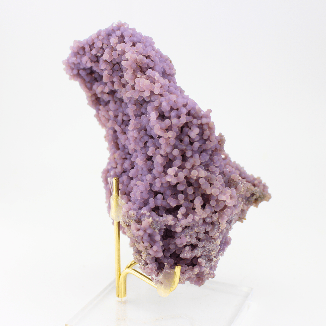 Chalcedony Grape Formation Bahasa Indonesia 609 Natural Mineral Specimen Fine Collectable Cabinet Display Piece Geological Interest