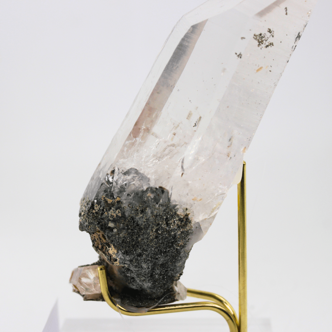 Quartz Chlorite Naturally Terminated Gastein Austria 337 Natural Mineral Specimen Fine Collectable Cabinet Display Piece Geological Interest