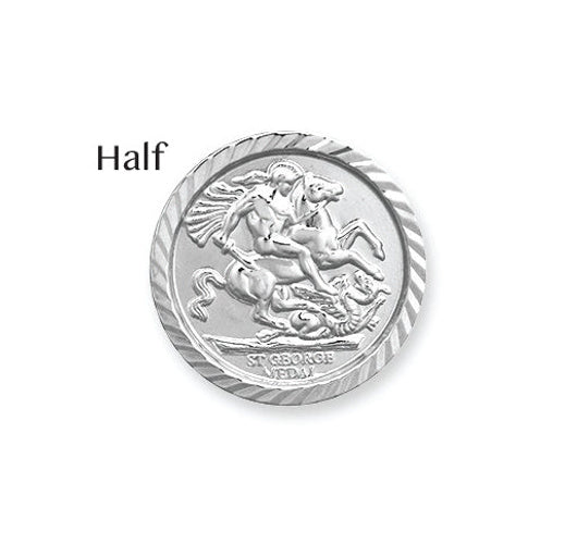 925 Silver George & Dragon Half Sovereign Size Insert (AFD085) – Imperial Time