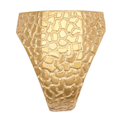9ct Yellow Heavy Weight Full Sov Octagonal Ring Mount
