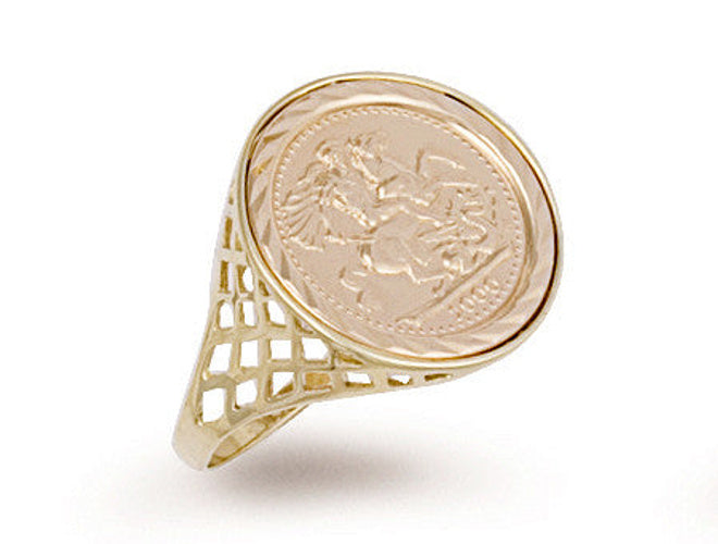 Yellow Gold (Tenth) Coin Ring