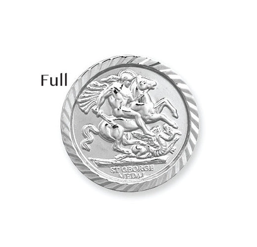 925 Silver George & Dragon Full Sovereign Size Insert (AFD086) – Imperial Time