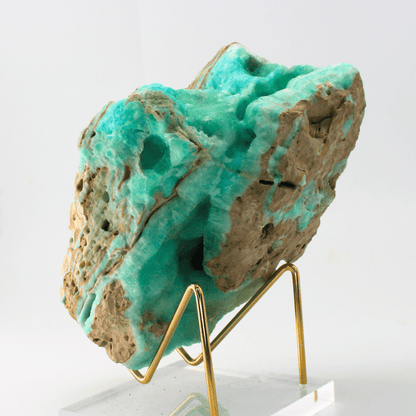 Blauer Aragonit Edelstein Feines Mineral Display 1415.3 Natürliches Mineralien Exemplar Feines Sammlerstück Vitrinenstück Geologisches Interesse
