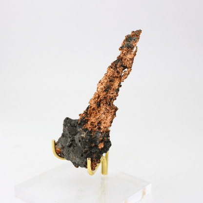 Kupfermatrix natürlich gewachsener Gastein Österreich 191 natürliches Mineralienexponat feines Sammlerstück für Vitrine geologisches Interesse
