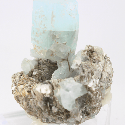 Aquamarin Natürlich Terminierte Himalaya 348 Natürliches Mineralien-Exemplar Feines Sammlerstück für die Vitrine Geologisches Interesse
