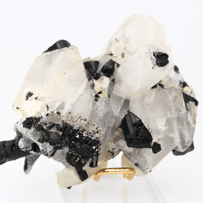 Quarz x Turmalin Natürlich Terminiert Himalaya 385 Natürliches Mineralienexemplar Feines Sammlerstück Vitrinenstück Geologisches Interesse