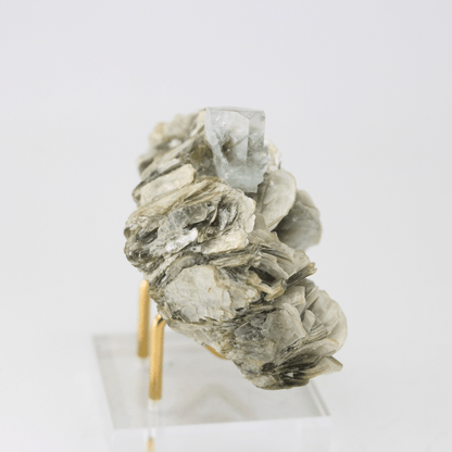 Aquamarin Naturkristall Himalaya 177 Natürliches Mineralien-Exemplar Feines Sammlerstück Vitrinenstück Geologisches Interesse