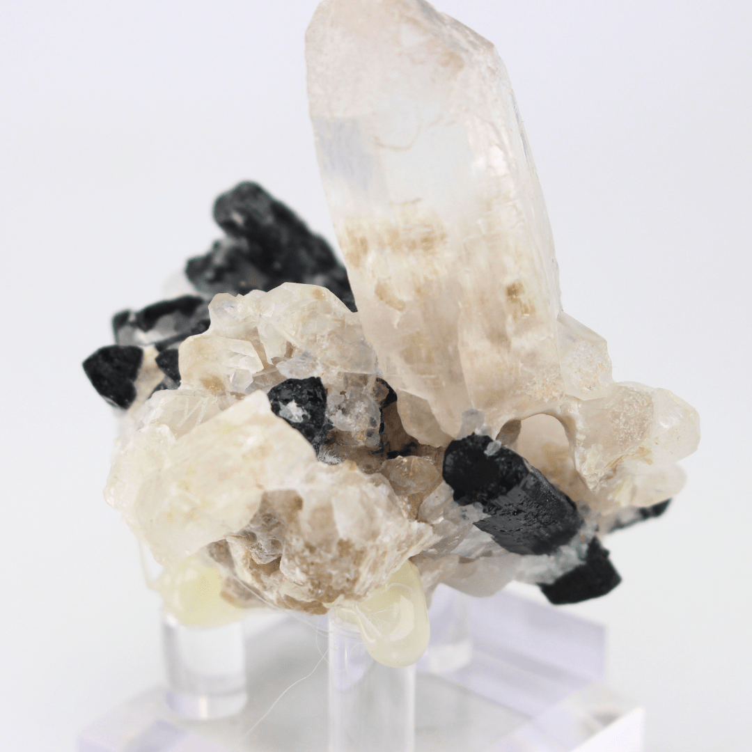 Quartz Tourmaline Naturally Terminated Himalayas 268g