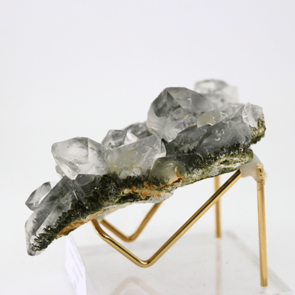 Epidote & Quartz Naturally Terminated Himalayas 329 Natural Mineral Specimen Fine Collectable Cabinet Display Piece Geological Interest