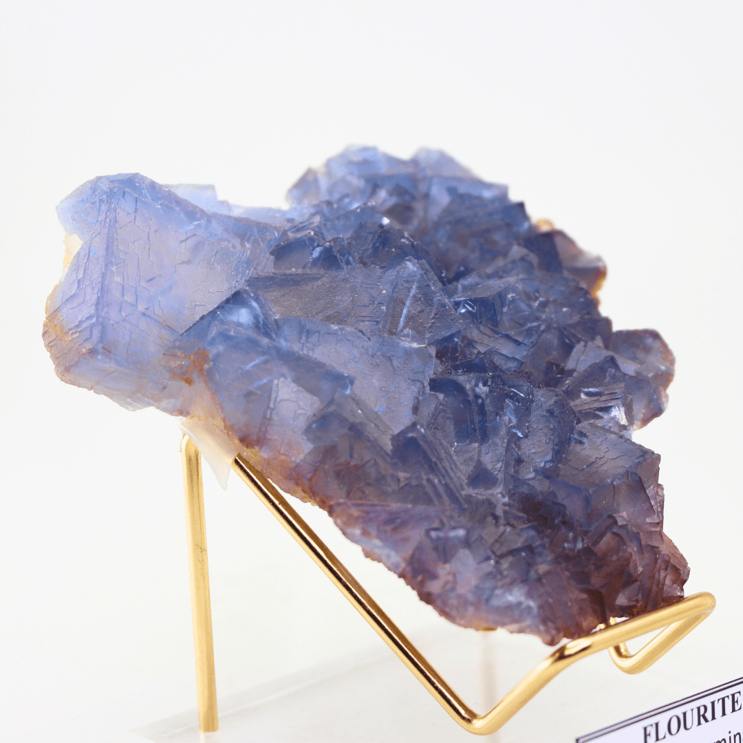 Purple Flourite Naturally Terminated Himalayas 300 Natural Mineral Specimen Fine Collectable Cabinet Display Piece Geological Interest