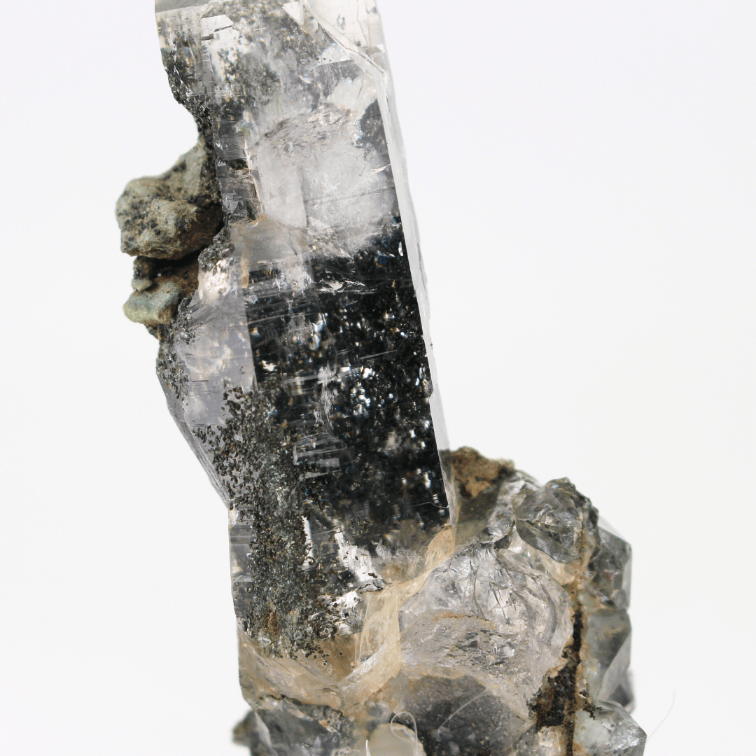 Quartz With Chlorite Naturally Terminated Himalayas 324 Natural Mineral Specimen Fine Collectable Cabinet Display Piece Geological Interest