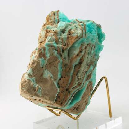 Blauer Aragonit Edelstein Feines Mineral Display 1415.3 Natürliches Mineralien Exemplar Feines Sammlerstück Vitrinenstück Geologisches Interesse